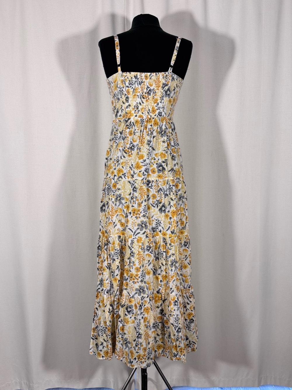 Joie Yellow Floral Maxi Dress - Picture 4 of 8